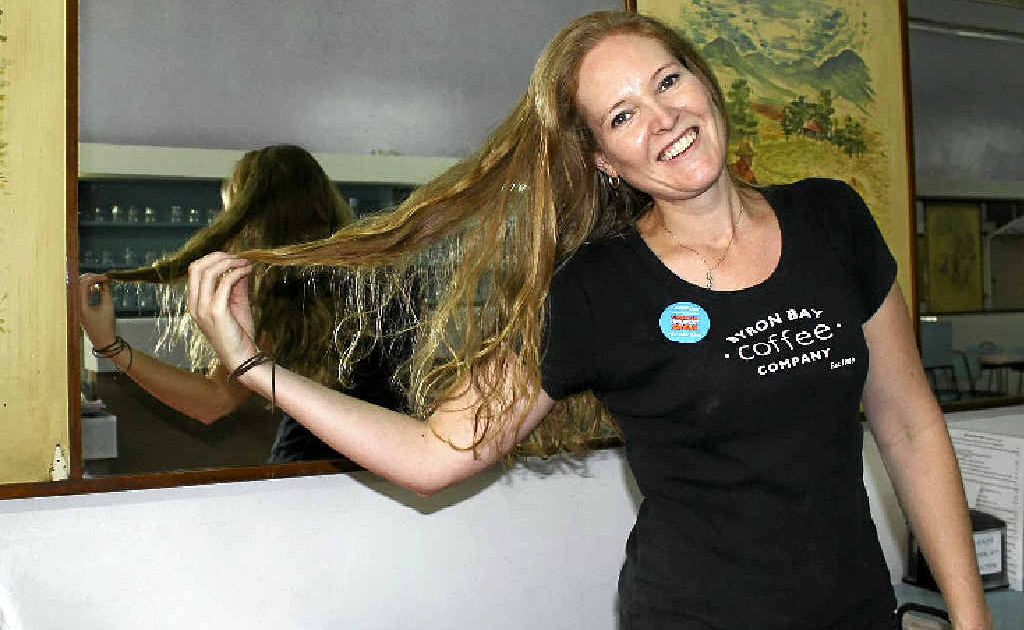 Rosie Favero is about to chop her long locks for the Greatest Shave next weekend.